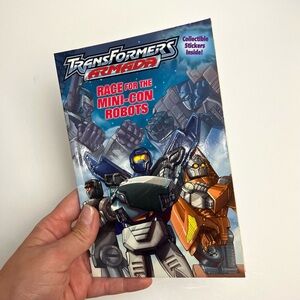 2003 Vintage Transformers Book Stickers Armada Mini-Con Robots Y2K Collectible